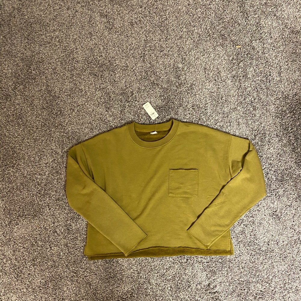Aerie Soft Cropped Crew Sweatshirt-NEW!